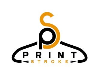 Print Stroke logo design by 6king