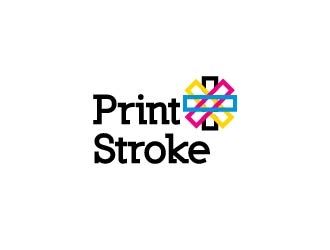 Print Stroke logo design by graphica