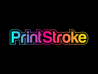 Print Stroke logo design by keylogo