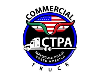 Commercial Truck Parking Alliance Of North America logo design by uttam