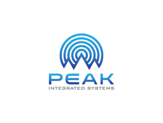 Peak Integrated Systems logo design by shadowfax