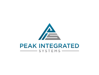 Peak Integrated Systems logo design by alby