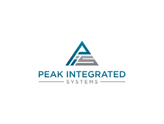 Peak Integrated Systems logo design by alby