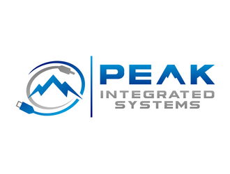 Peak Integrated Systems logo design by haze