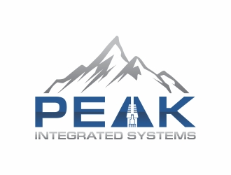Peak Integrated Systems logo design by rokenrol