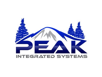 Peak Integrated Systems logo design by uttam