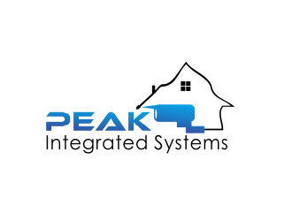 Peak Integrated Systems logo design by giphone