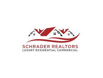 Schrader Realtors  logo design by checx