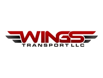 wings transport llc logo design by agil