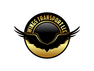 wings transport llc logo design by Kruger