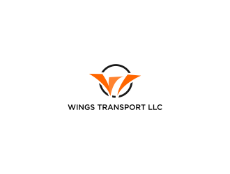 wings transport llc logo design by sitizen