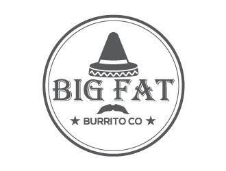 Big Fat Burrito Co. logo design by Bunny_designs