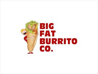 Big Fat Burrito Co. logo design by Shabbir