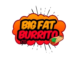 Big Fat Burrito Co. logo design by ksantirg