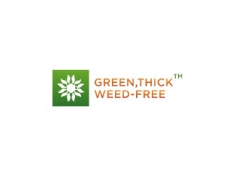 Green,Thick, Weed-Free logo design by Franky.
