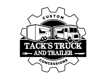 Tacks Truck & Trailer logo design by wastra