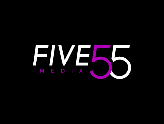 Five55 Media logo design by denfransko
