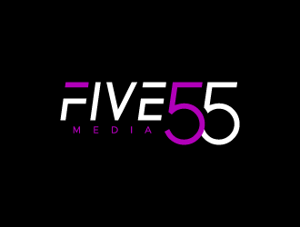Five55 Media logo design by denfransko