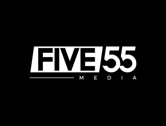 Five55 Media logo design by denfransko