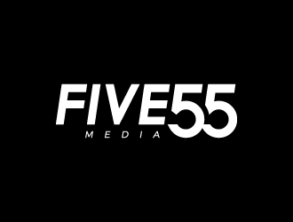 Five55 Media logo design by denfransko
