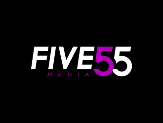 Five55 Media logo design by denfransko