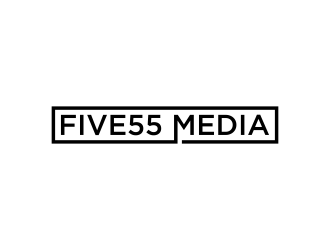 Five55 Media logo design by oke2angconcept