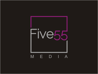 Five55 Media logo design by bunda_shaquilla