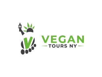 Vegan Tours NY logo design by imsaif