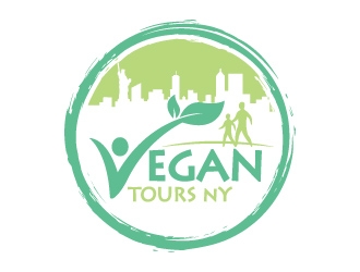 Vegan Tours NY logo design by jaize