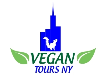 Vegan Tours NY logo design by ElonStark