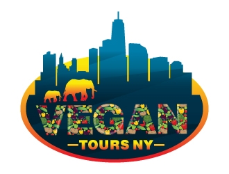 Vegan Tours NY logo design by Suvendu