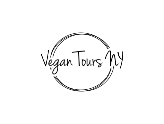 Vegan Tours NY logo design by Greenlight