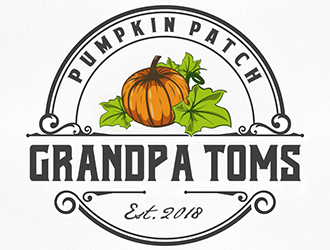 Grandpa Toms Pumpkin Patch logo design by Optimus