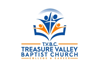 Treasure Valley Baptist Church (T.V.B.C.)   College & Career  logo design by jenyl
