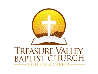 Treasure Valley Baptist Church (T.V.B.C.)   College & Career  logo design by kunejo