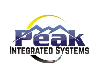 Peak Integrated Systems logo design by logoguy