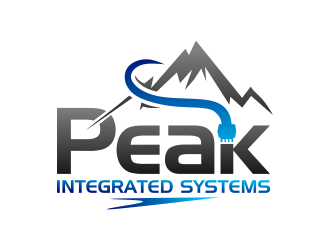 Peak Integrated Systems logo design by imagine