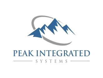 Peak Integrated Systems logo design by excelentlogo