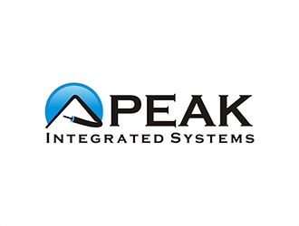 Peak Integrated Systems logo design by gitzart