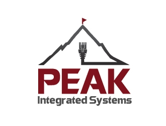 Peak Integrated Systems logo design by ZQDesigns