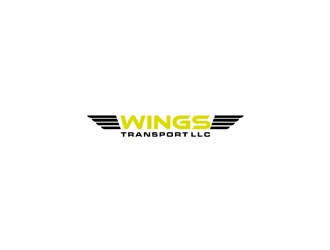 wings transport llc logo design by johana