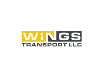 wings transport llc logo design by bricton
