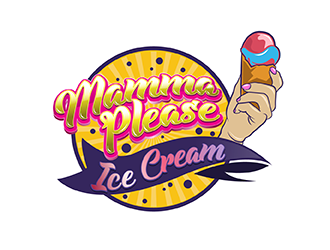 Mamma Please Ice Cream logo design by Stu Delos Santos (Stu DS Films)