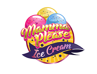 Mamma Please Ice Cream logo design by Stu Delos Santos (Stu DS Films)