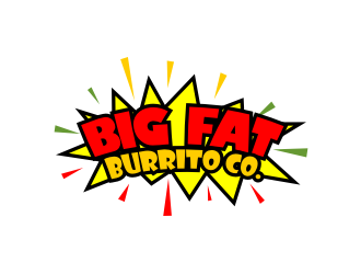 Big Fat Burrito Co. logo design by jettgraphic