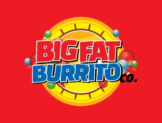 Big Fat Burrito Co. logo design by dshineart