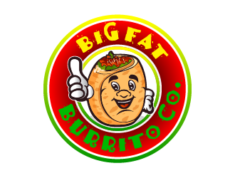 Big Fat Burrito Co. logo design by firstmove