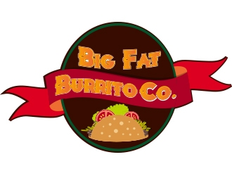 Big Fat Burrito Co. logo design by romano
