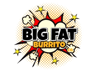 Big Fat Burrito Co. logo design by fantastic4