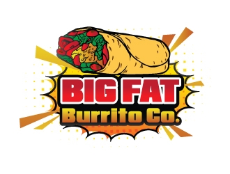 Big Fat Burrito Co. logo design by emberdezign